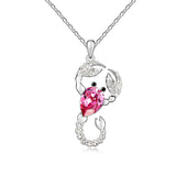 Rhinestone Scorpion Necklace
