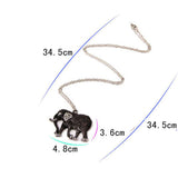 Crystal Elephant Necklace