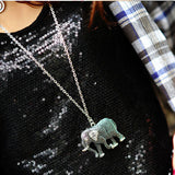 Crystal Elephant Necklace