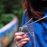 Crystal Elephant Necklace