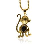 Monkey Pendant Necklace