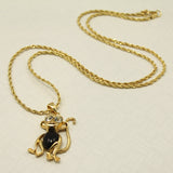Monkey Pendant Necklace