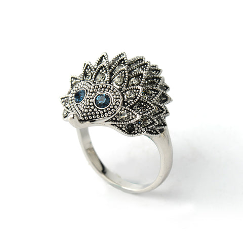 Crystal Hedgehog Ring