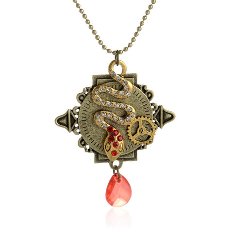Steampunk Snake Necklace