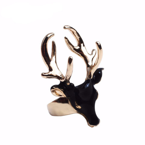 Antler Deer Ring