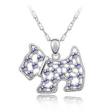 Fine Jewelry Jewelry Austria Crystal Westie For Scottish Scottie Dog Puppy Pendant Chain Necklace Christmas Best Friend Gift New