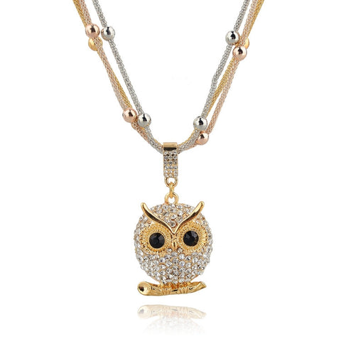 Round Owl Necklace