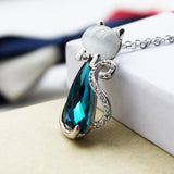 Crystal Bow Necklace