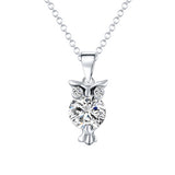 Tiny Owl Pendant Necklace