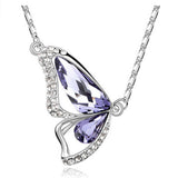 Crystal Butterfly Necklace